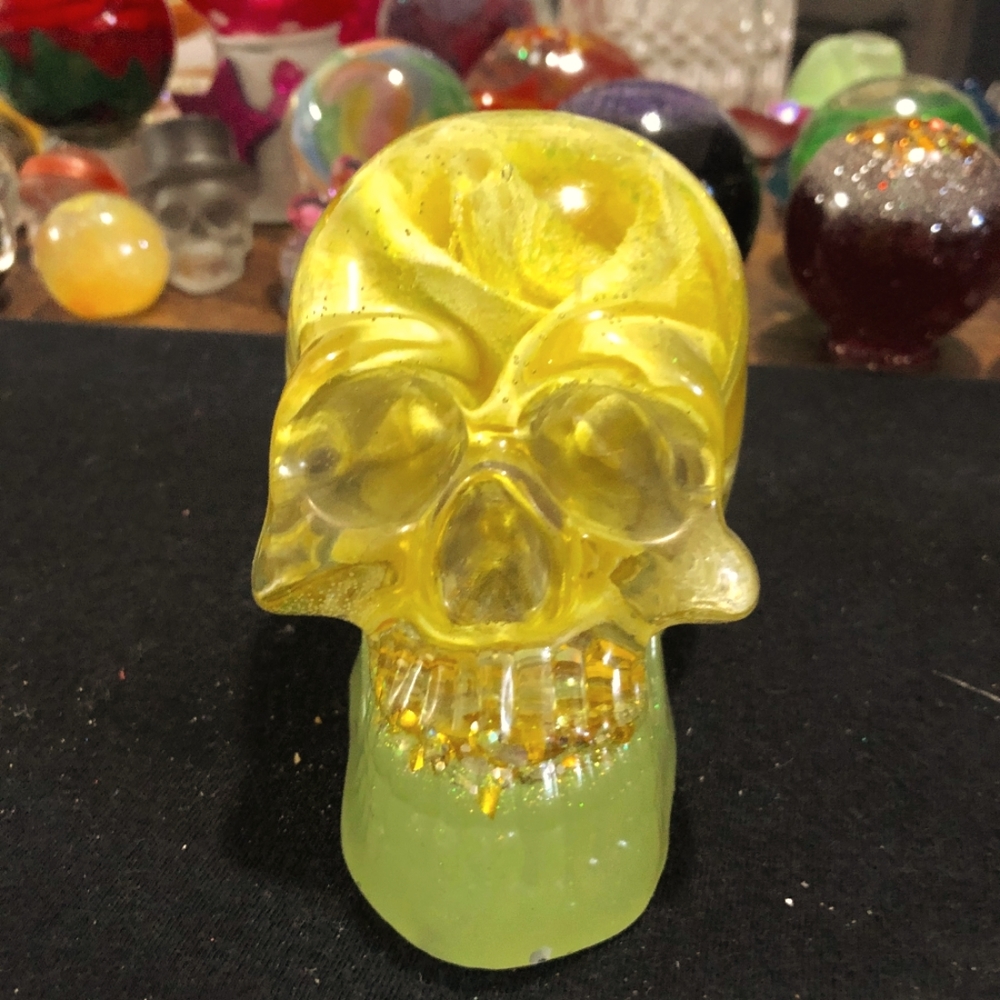 Resin Skull head